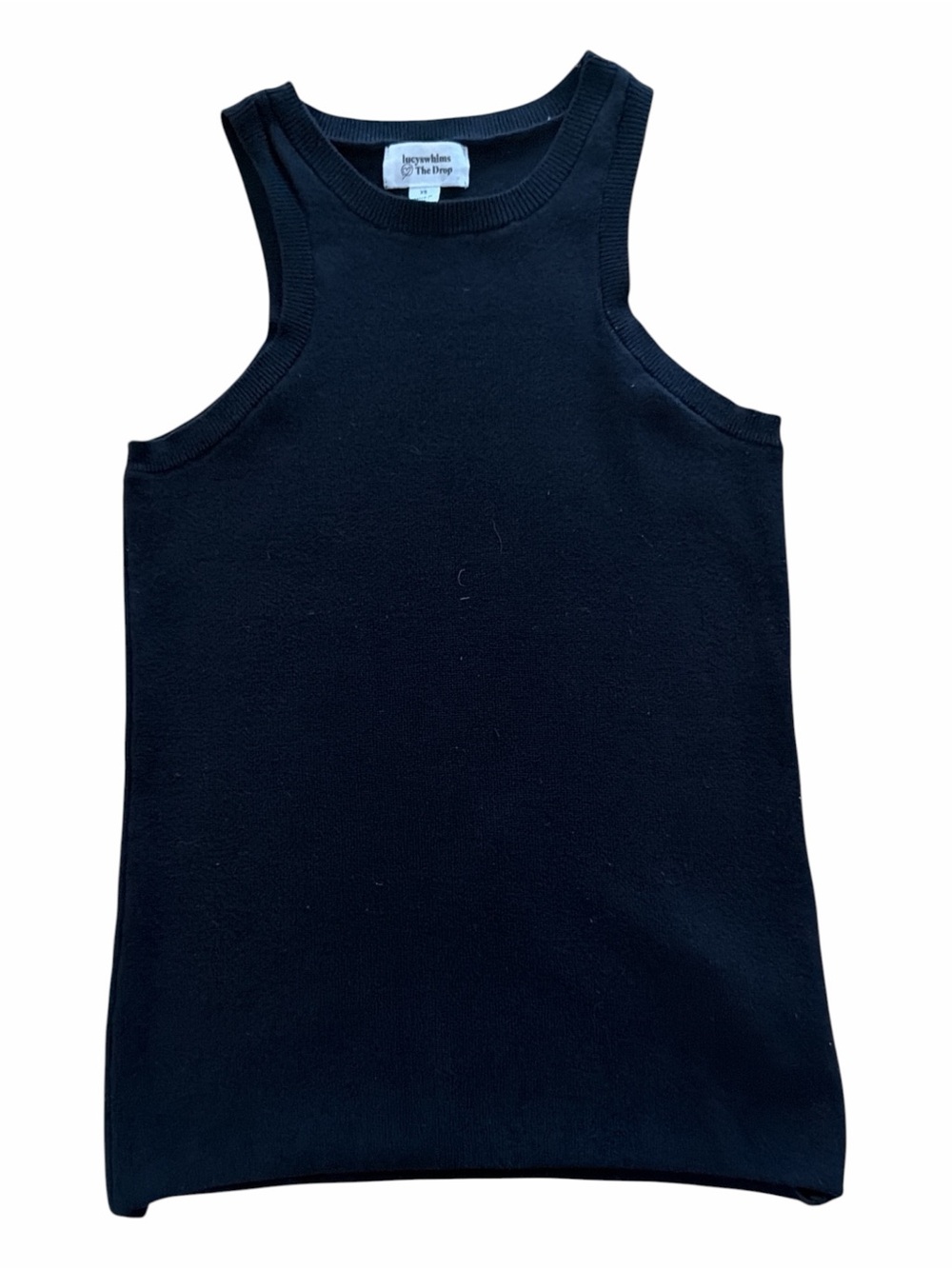The Drop x Lucyswhims Black Knit Sleeveles Top